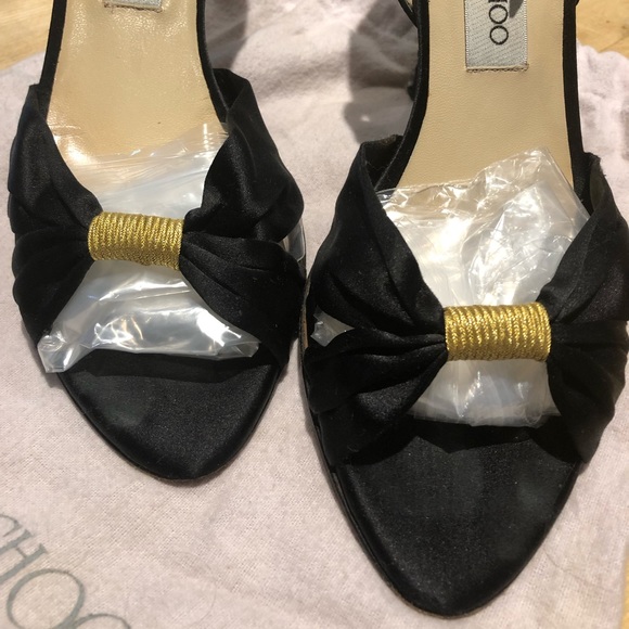 Jimmy Choo Satin Heels Size 39 - Picture 4 of 8